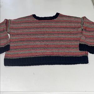 Urban Outfitters striped colorful sweater medium